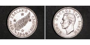 1 Crown New Zealand Silver George VI (1895-1952)