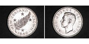 1 Crown New Zealand Silver George VI (1895-1952)