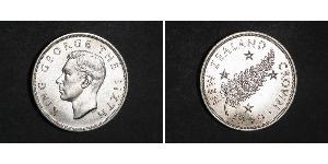 1 Crown New Zealand Silver George VI (1895-1952)