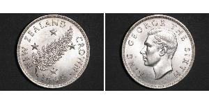 1 Crown New Zealand Silver George VI (1895-1952)