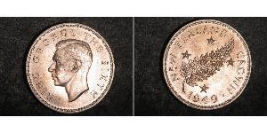 1 Crown New Zealand Silver George VI (1895-1952)