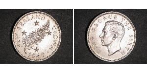 1 Crown New Zealand Silver George VI (1895-1952)