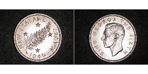 1 Crown New Zealand Silver George VI (1895-1952)