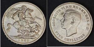 1 Crown United Kingdom (1922-) Silver George VI (1895-1952)