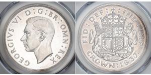 1 Crown United Kingdom (1922-) Silver George VI (1895-1952)