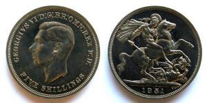 1 Crown United Kingdom (1922-) Silver George VI (1895-1952)