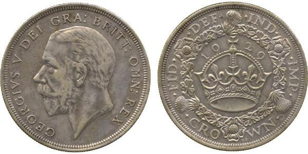 1 Crown United Kingdom (1922-) Silver George V of the United Kingdom (1865-1936)