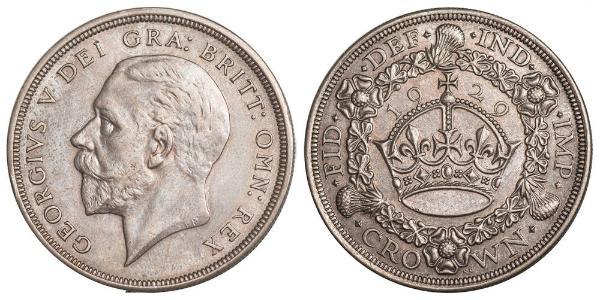 1 Crown United Kingdom (1922-) Silver George V of the United Kingdom (1865-1936)