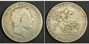 1 Crown United Kingdom of Great Britain and Ireland (1801-1922) Silver George III (1738-1820)