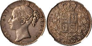 1 Crown United Kingdom of Great Britain and Ireland (1801-1922) Silver Victoria (1819 - 1901)