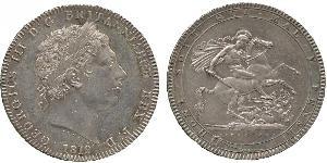 1 Crown United Kingdom of Great Britain and Ireland (1801-1922) Silver George III (1738-1820)