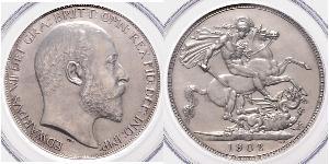 1 Crown United Kingdom of Great Britain and Ireland (1801-1922) Silver Edward VII (1841-1910)