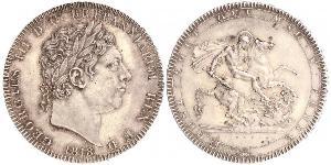 1 Crown United Kingdom of Great Britain and Ireland (1801-1922) Silver George III (1738-1820)