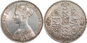 1 Crown United Kingdom of Great Britain and Ireland (1801-1922) Silver Victoria (1819 - 1901)