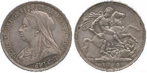 1 Crown United Kingdom of Great Britain and Ireland (1801-1922) Silver Victoria (1819 - 1901)