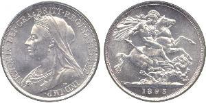 1 Crown United Kingdom of Great Britain and Ireland (1801-1922) Silver Victoria (1819 - 1901)