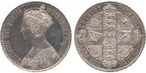 1 Crown United Kingdom of Great Britain and Ireland (1801-1922) Silver Victoria (1819 - 1901)