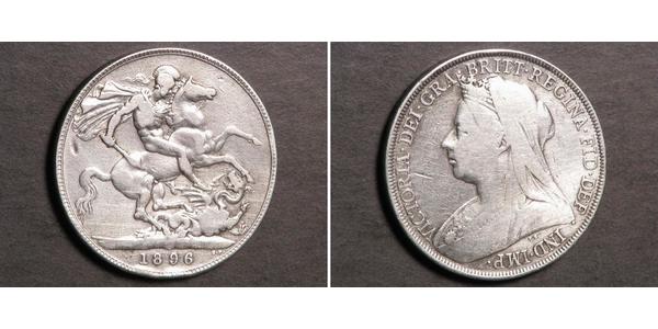 1 Crown United Kingdom of Great Britain and Ireland (1801-1922) Silver Victoria (1819 - 1901)