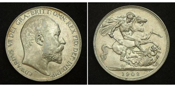 1 Crown United Kingdom of Great Britain and Ireland (1801-1922) Silver Edward VII (1841-1910)