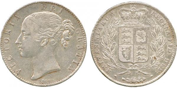 1 Crown United Kingdom of Great Britain and Ireland (1801-1922) Silver Victoria (1819 - 1901)