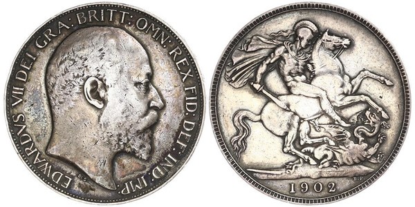 1 Crown United Kingdom of Great Britain and Ireland (1801-1922) Silver Edward VII (1841-1910)