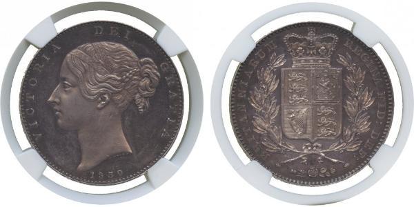 1 Crown United Kingdom of Great Britain and Ireland (1801-1922) Silver Victoria (1819 - 1901)