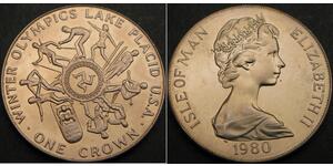1 Crown Île de Man  Elizabeth II (1926-2022)