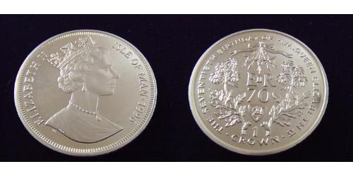1 Crown Île de Man  Elizabeth II (1926-2022)