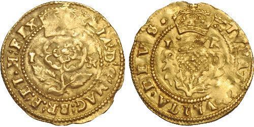 1 Crown 英格兰王国 金 詹姆斯六世及一世 (1566-1625)