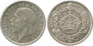 1 Crown United Kingdom (1922-) 銀 乔治五世  (1865-1936)