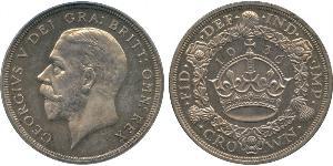 1 Crown United Kingdom (1922-) 銀 乔治五世  (1865-1936)