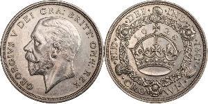 1 Crown United Kingdom (1922-) 銀 乔治五世  (1865-1936)