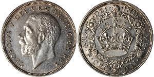 1 Crown United Kingdom (1922-) 銀 乔治五世  (1865-1936)