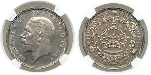 1 Crown United Kingdom (1922-) 銀 乔治五世  (1865-1936)