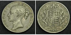 1 Crown 大不列颠及爱尔兰联合王国 (1801 - 1922) 銀 维多利亚 (英国君主)