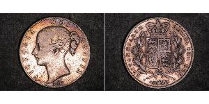 1 Crown 大不列颠及爱尔兰联合王国 (1801 - 1922) 銀 维多利亚 (英国君主)