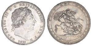 1 Crown 大不列颠及爱尔兰联合王国 (1801 - 1922) 銀 喬治三世 (1738-1820)