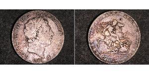 1 Crown 大不列颠及爱尔兰联合王国 (1801 - 1922) 銀 喬治三世 (1738-1820)