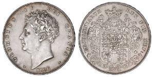 1 Crown 大不列颠及爱尔兰联合王国 (1801 - 1922) 銀 喬治四世 (1762-1830)