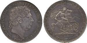 1 Crown 大不列颠及爱尔兰联合王国 (1801 - 1922) 銀 喬治三世 (1738-1820)