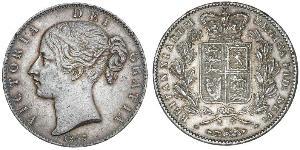 1 Crown 大不列颠及爱尔兰联合王国 (1801 - 1922) 銀 维多利亚 (英国君主)