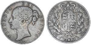 1 Crown 大不列颠及爱尔兰联合王国 (1801 - 1922) 銀 维多利亚 (英国君主)
