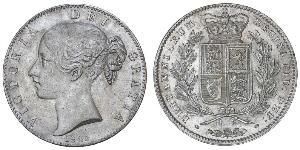 1 Crown 大不列颠及爱尔兰联合王国 (1801 - 1922) 銀 维多利亚 (英国君主)