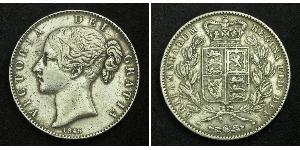 1 Crown 大不列颠及爱尔兰联合王国 (1801 - 1922) 銀 维多利亚 (英国君主)