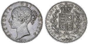 1 Crown 大不列颠及爱尔兰联合王国 (1801 - 1922) 銀 维多利亚 (英国君主)