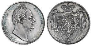 1 Crown 大不列颠及爱尔兰联合王国 (1801 - 1922) 銀 威廉四世 (英國)