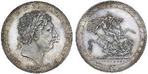 1 Crown 大不列颠及爱尔兰联合王国 (1801 - 1922) 銀 喬治三世 (1738-1820)