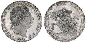1 Crown 大不列颠及爱尔兰联合王国 (1801 - 1922) 銀 喬治三世 (1738-1820)