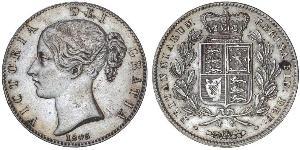1 Crown 大不列颠及爱尔兰联合王国 (1801 - 1922) 銀 维多利亚 (英国君主)