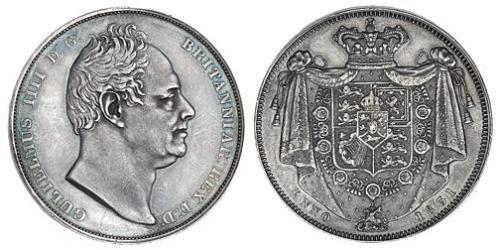 1 Crown 大不列颠及爱尔兰联合王国 (1801 - 1922) 銀 威廉四世 (英國)